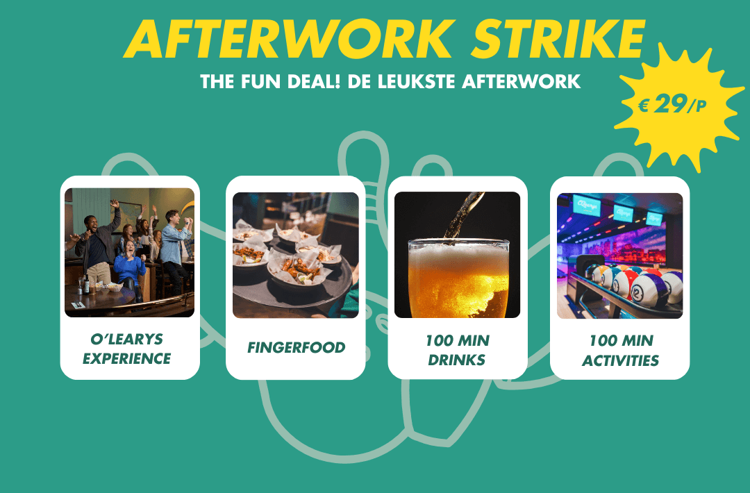Inhoud teambuilding pakket afterwork