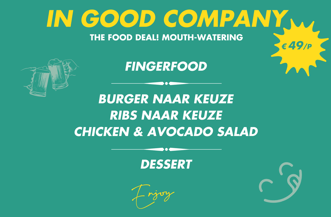 Inhoud teambuilding pakket 'in good company'